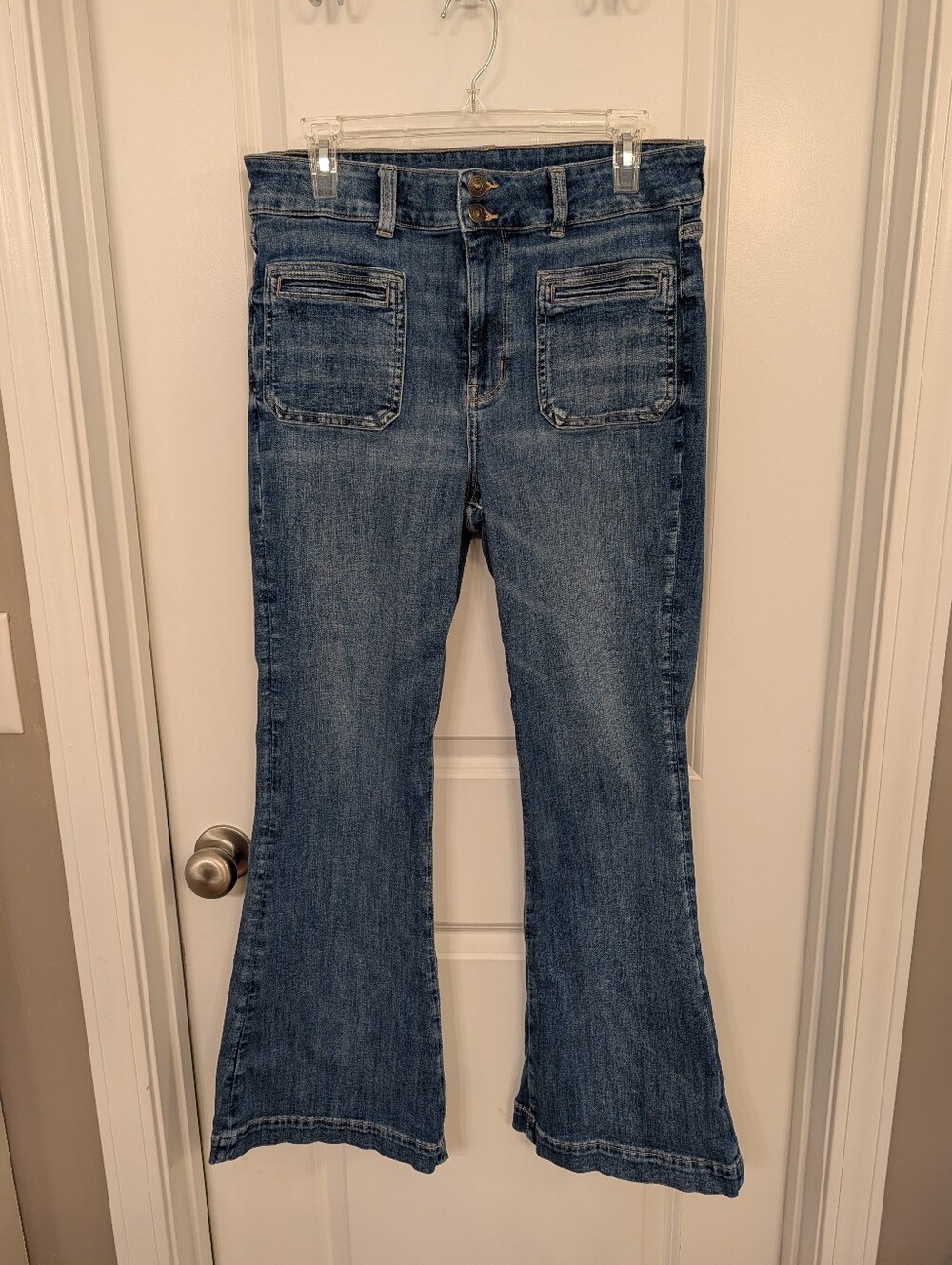 American Eagle Super High Rise Flare Jeans